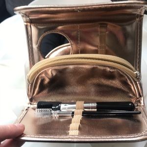 Stila Bellisima liquid lipstick with rose gold bag